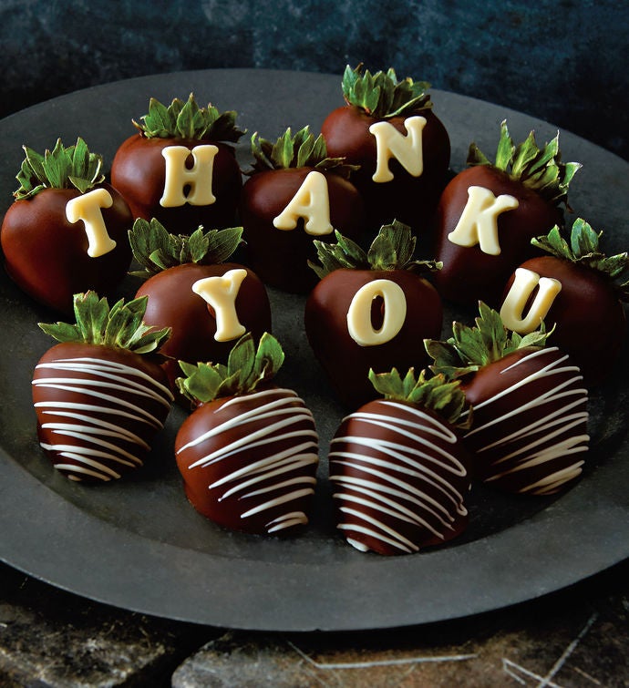 Thank You Chocolate Covered Strawberries