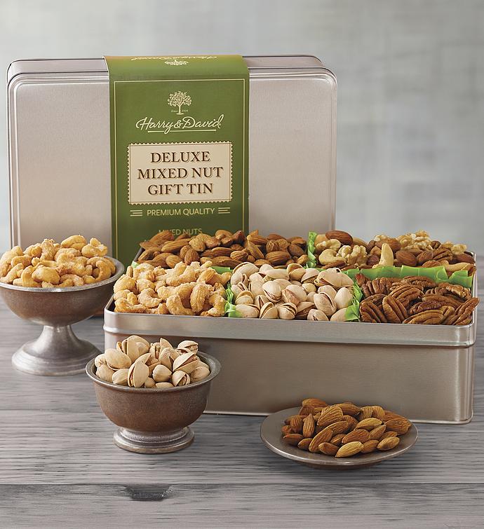 Deluxe Mixed Nuts Gift Tin