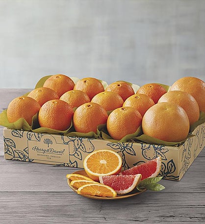 Navel Oranges and Grapefruit - One Tray