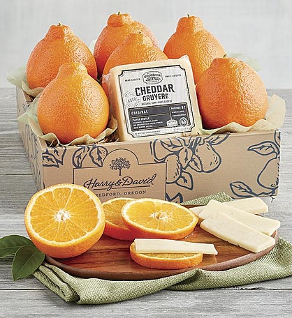 HoneyBells and Wood River Creamery Cheddar Gruyère