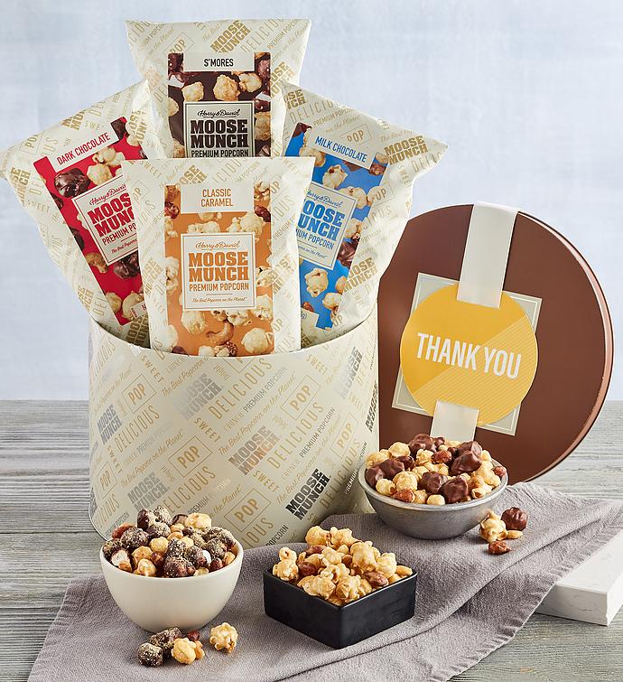 Thank You Moose Munch® Premium Popcorn Tin