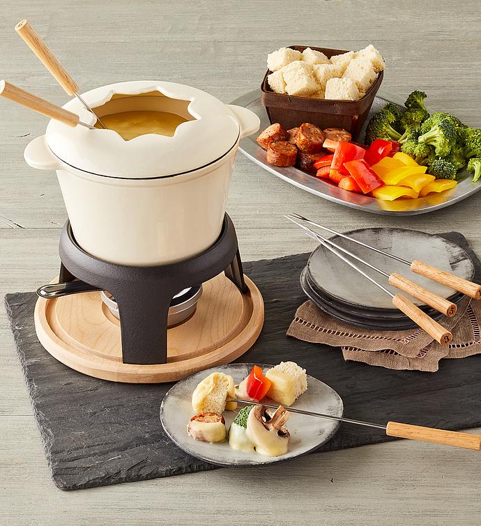 Cast Iron Fondue Set