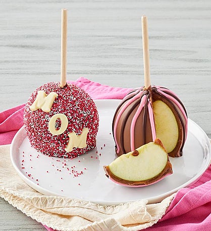 Mother's Day Belgian Chocolate-Covered Caramel Apples