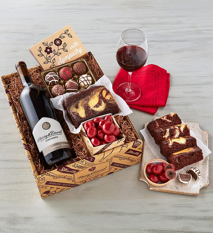 Sympathy Red Wine Gift Box