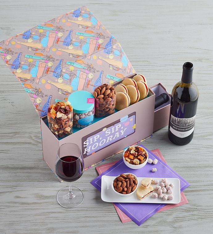 “Sip Sip Hooray” Wine Gift Box
