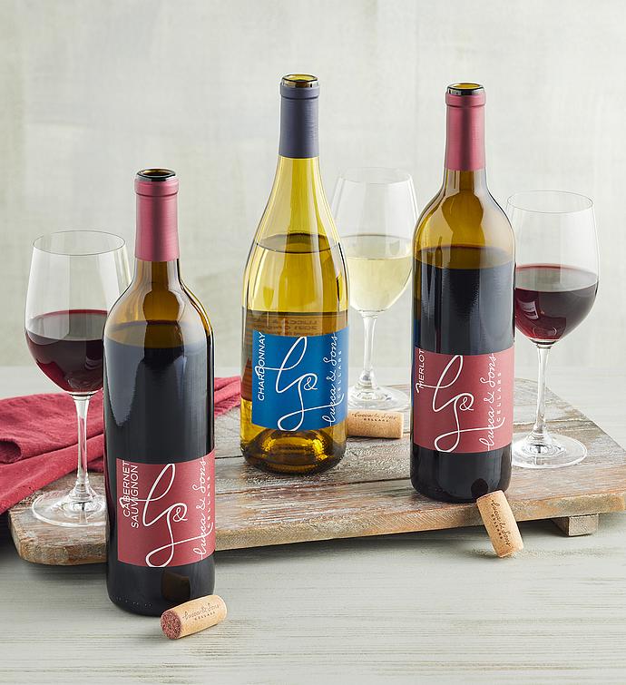 Lucca & Sons™ Wine Trio Reds and White