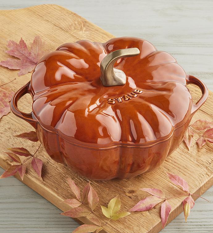 Staub® Enamel Cast Iron Pumpkin Cocotte 3.5 qt