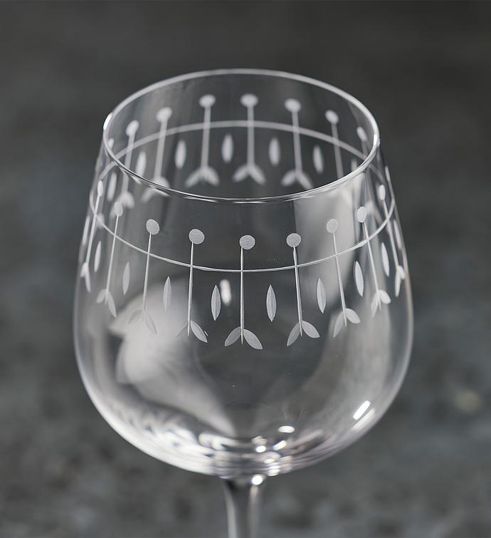 Mocktails Uniquely Crafted® Sansgria Kit with Etched Wine Glasses