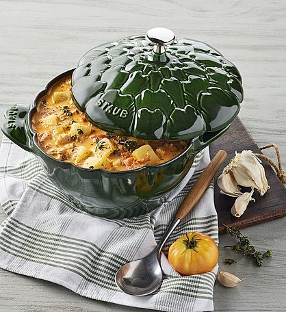 Staub® Enamel Cast Iron Artichoke Dutch Oven - 3 qt