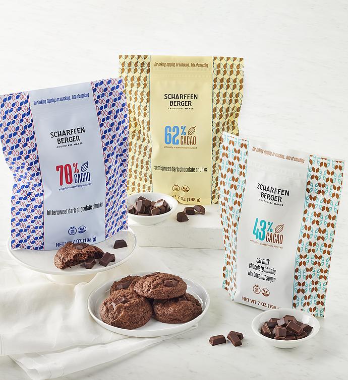 Scharffen Berger® Chocolate Baking Chunks Pick 3