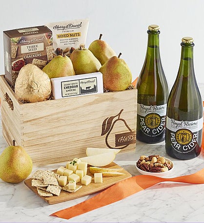 Classic Harry & David® Gift Basket with Royal Riviera™ Hard Pear Cider