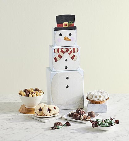 Holiday Tower of Sweet Treats