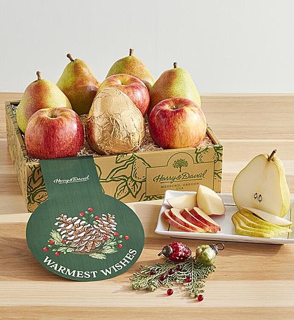 Colors of Christmas Pears and Apples