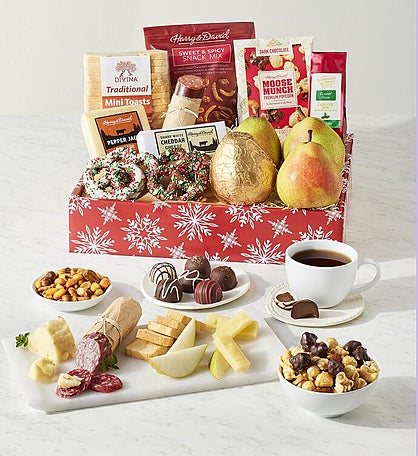 Classic Happy Holidays Gift Box