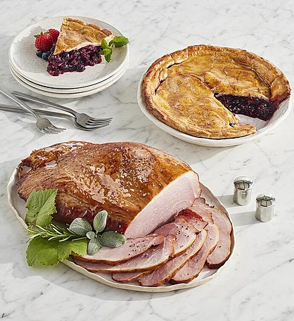 Boneless Carving Ham and Oregon Berry Pie