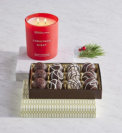 Christmas Night Scented Candle with Truffles