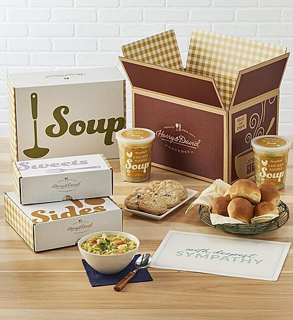 Chicken Noodle Soup Gift Box with Sympathy Placard