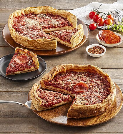 Giordano's Chicago-Style Deep Dish Pepperoni Pizza Duo