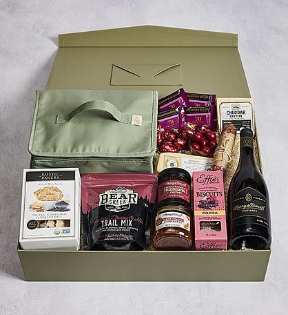 Harry & David® Premium Sweet and Savory Gift Box with Wine