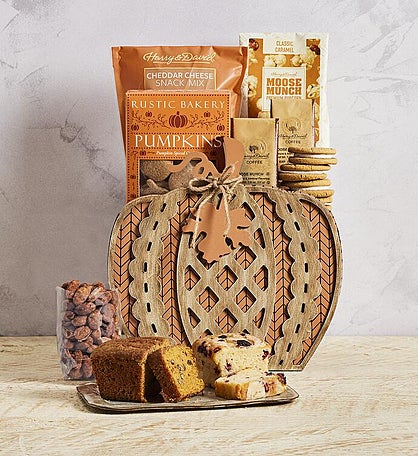 Pumpkin-Shaped Gift Basket