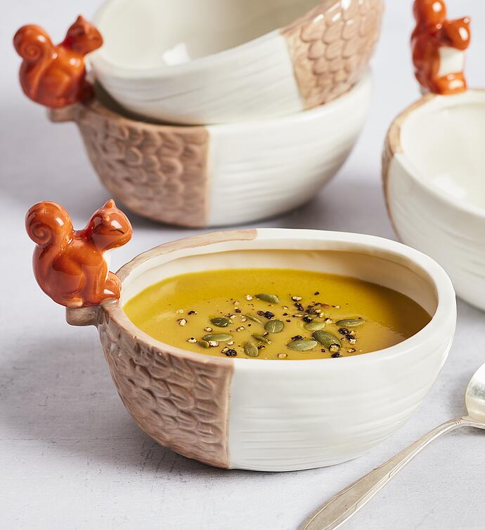 Acorn Soup Bowls Set of 4