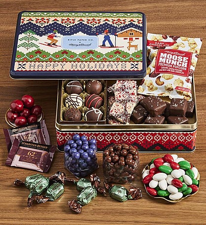 RIFLE PAPER CO. HARRY & DAVID Holiday Sweets Tin Gift