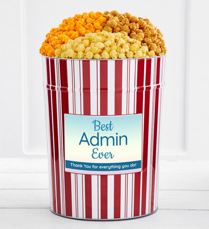 Tins With Pop® 4 Gallon Best Admin Ever