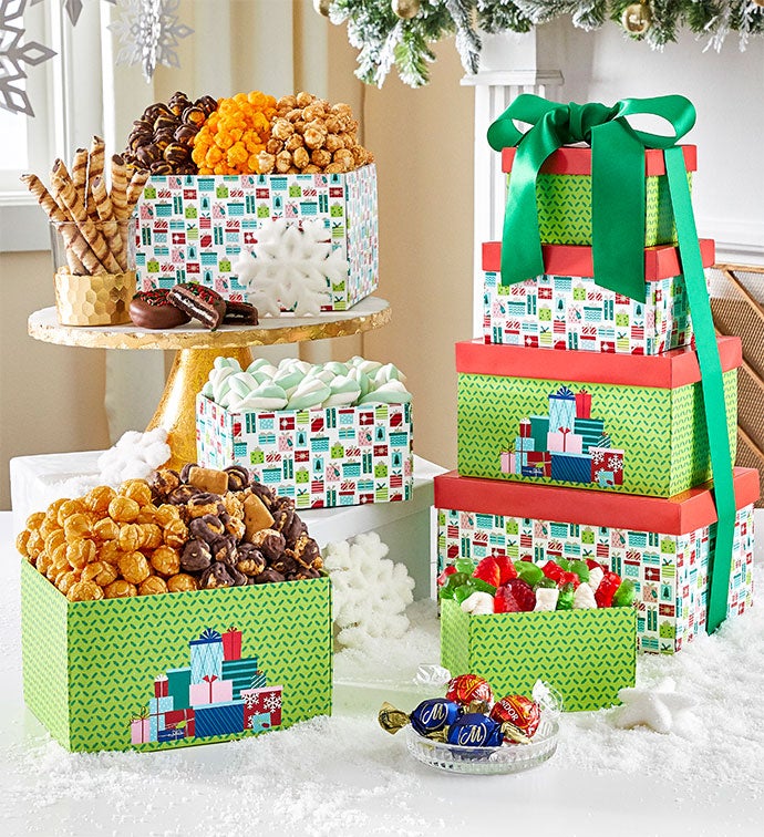 4 Gift Box All Wrapped Up Tower