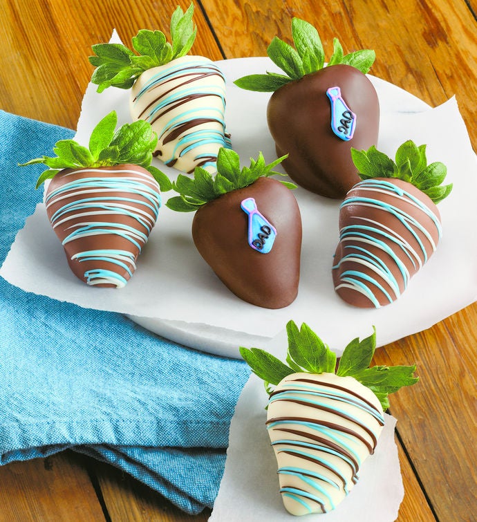 Father's Day Chocolate-Covered Strawberries