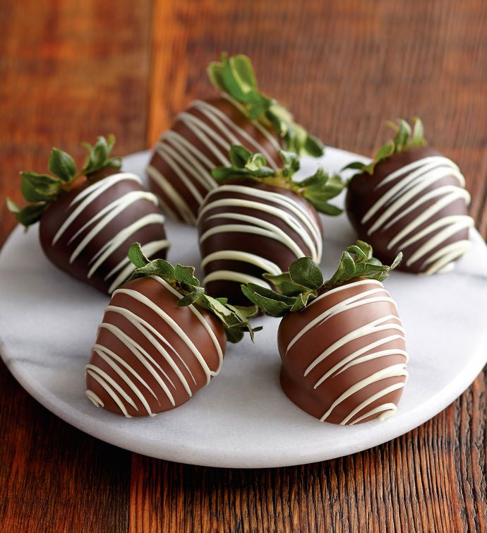 Belgian Chocolate Covered Strawberries   6 pieces
