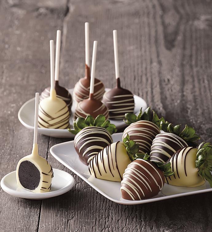 Chocolate Covered Strawberries and Cake Pops