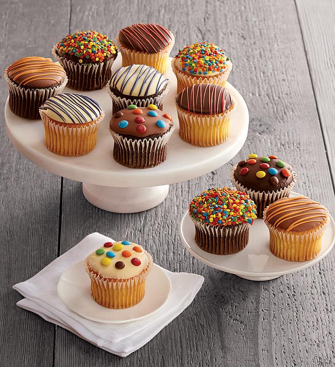 Celebrate Chocolate Dipped Cupcakes