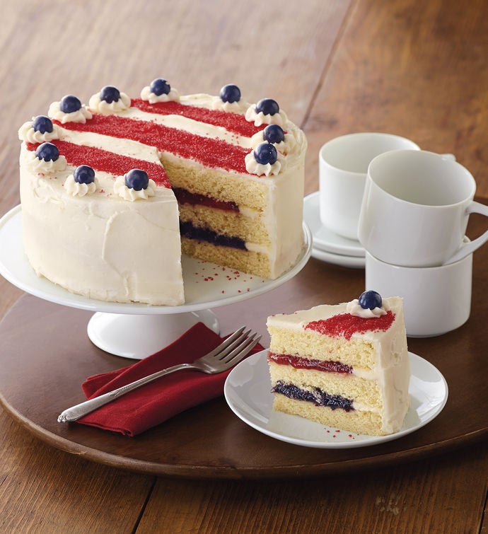 Strawberry and Blueberry Cake