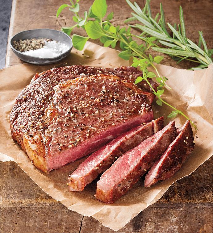 Boneless Ribeye   Two 8 Ounce USDA Prime