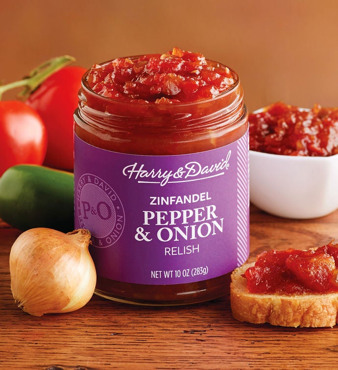 Sweet Zinfandel Pepper and Onion Relish Chutneys & Relishes