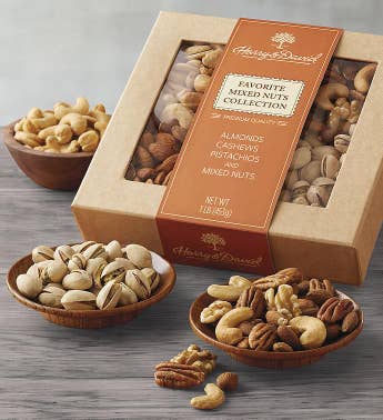 dry fruit trays, nut gift baskets & trail mix gifts | harry &
