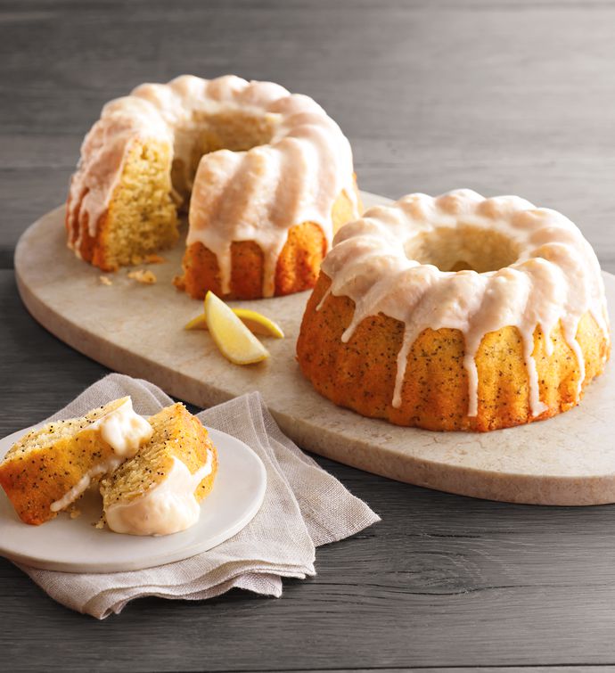 Wolferman's® Lemon Poppyseed Bundt Cake Duo