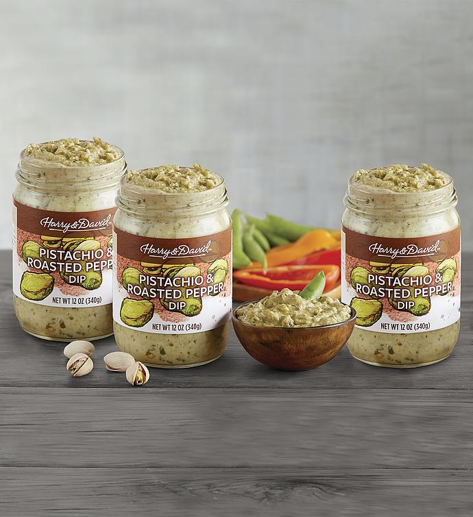 Pistachio and Roasted Pepper Dip 3 Pack