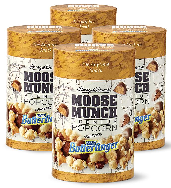 Moose Munch&#174; Premium Popcorn   Nestl&#233;&#174; Butterfinger&#174;   4 Pack