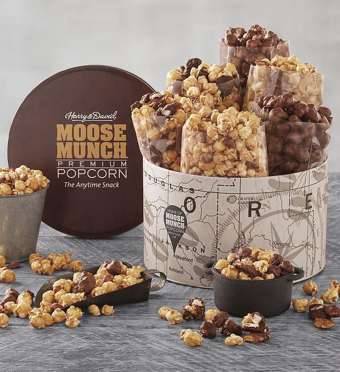 Moose Munch&#174; Premium Popcorn Deluxe Tin