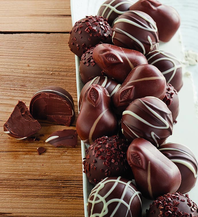 Aphrodite Amaryllis Plant with Heritage Chocolate Assortment