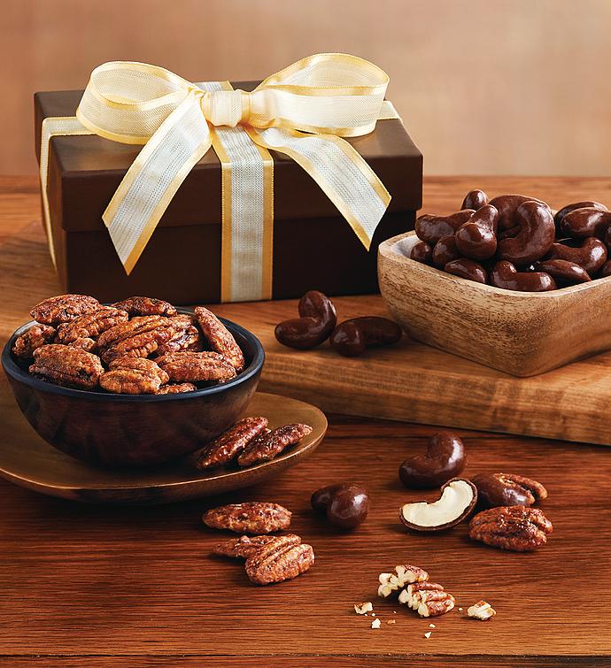 Chocolate Nut Assortment Chocolate Covered Nuts Harry & David