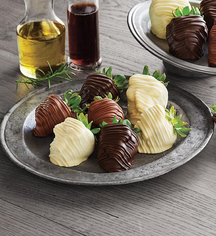 Savory Infused Chocolate Covered Strawberries
