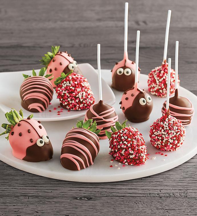 Happy Bug Chocolate Covered Berries and Cake Pops
