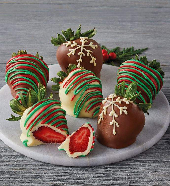 Christmas Chocolate Covered Strawberries 