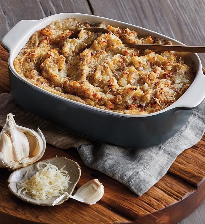 Gruyère and Garlic Red Mashed Potatoes