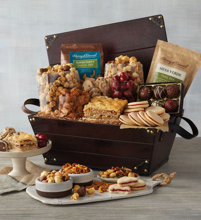 Sweet and Savory Wood Chest Gift