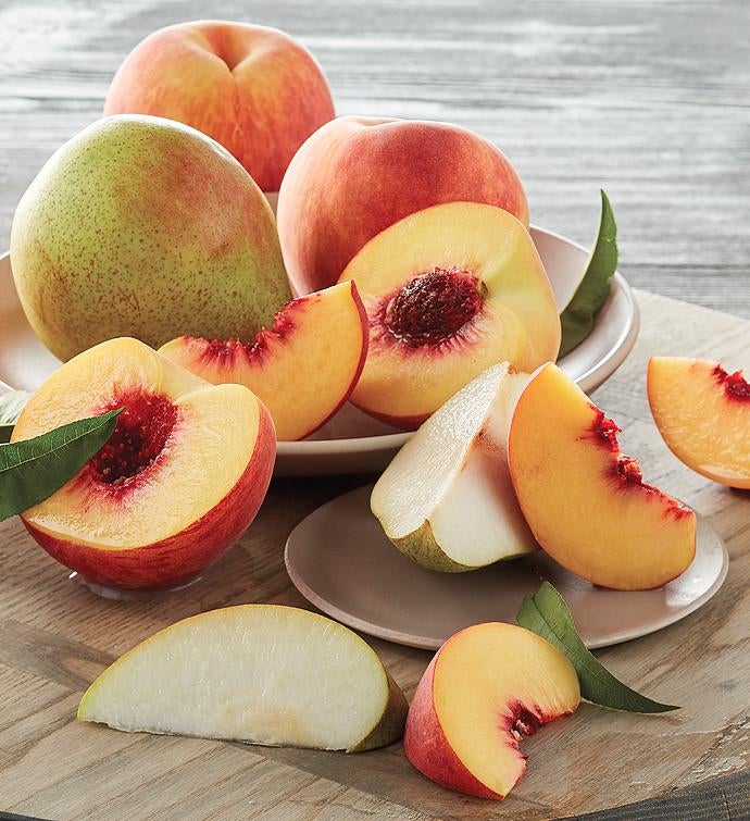 Premium Pears, Oregold® Peaches, and Plump-Sweet Cherries
