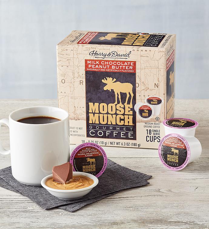 Moose Munch® Milk Chocolate Peanut Butter Single Serve Coffee