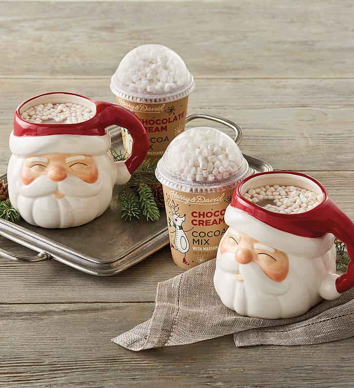 Holiday Hot Chocolate with Mugs